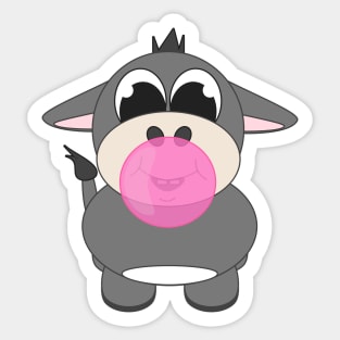 Moose - The Donkey Sticker